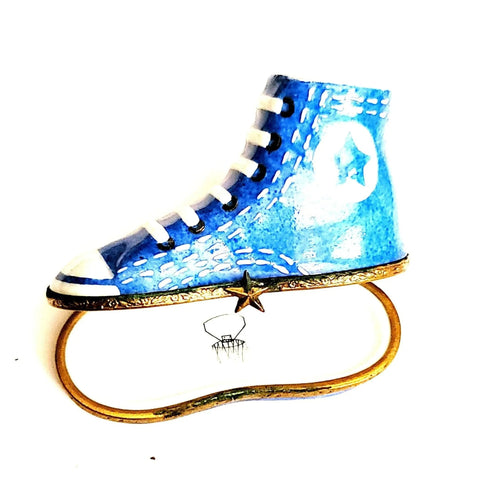 Tennis Shoe Limoges Trinket Box Porcelain Limoges shoes French Trinket Box