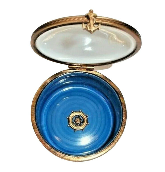 Titanic Porcelain Memorial Box Porcelain Limoges vehicle French Trinket Box