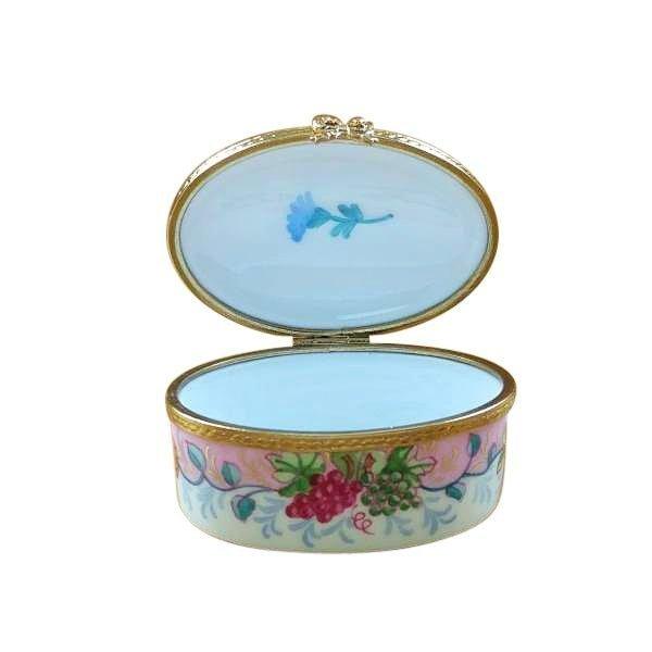 To A Wonderful Grandmother Porcelain Limoges special occasions mother xmas theme French Trinket Box