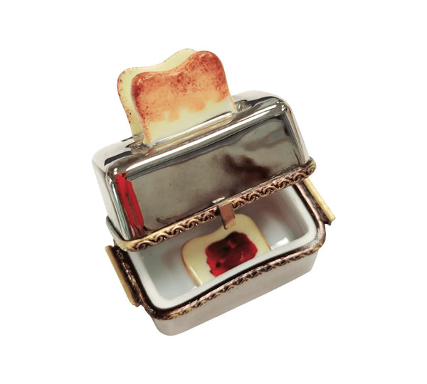 Toaster and Toast Limoges Box Porcelain Limoges Home Food French Trinket Box