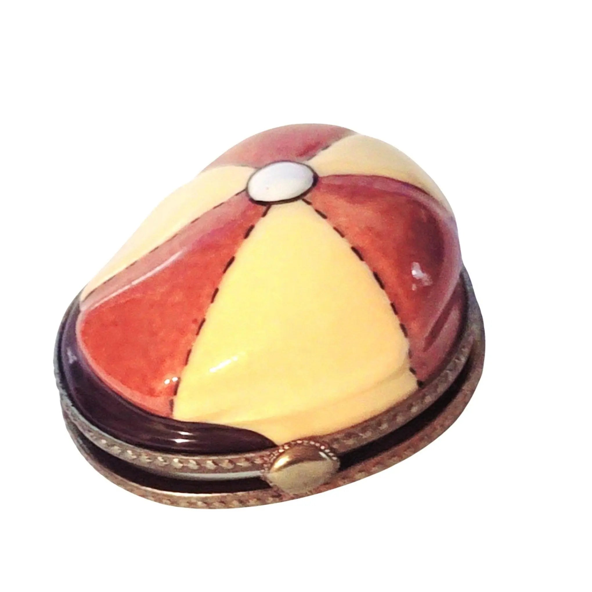 Touring Hat Limoges Box Treasure Porcelain Limoges Limoges Boxes travel sports French Trinket Box