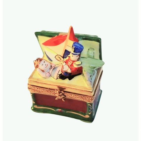 Toy Wonderland Limoges Box Porcelain Limoges xmas theme Kids Babies French Trinket Box