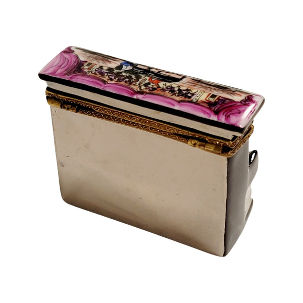 Upright Piano Choir Pianist Figurine Porcelain Limoges Music LIMOGES BOXES dance French Trinket Box