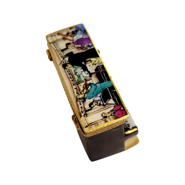 Upright Piano Symphony Box Porcelain Limoges Music LIMOGES BOXES dance French Trinket Box