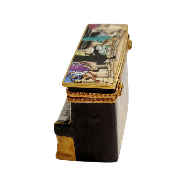 Upright Piano Symphony Box Porcelain Limoges Music LIMOGES BOXES dance French Trinket Box