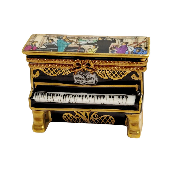 Upright Piano Symphony Box Porcelain Limoges Music LIMOGES BOXES dance French Trinket Box