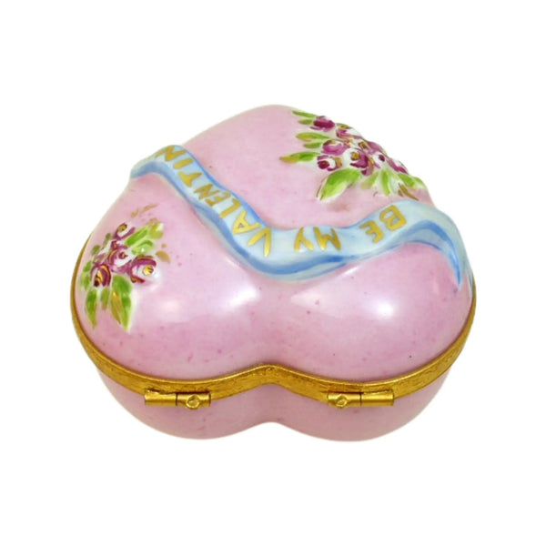 Valentine Porcelain Limoges love valentines day hearts French Trinket Box