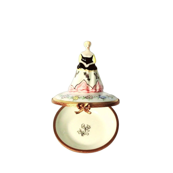 Victorian Elegance Limoges Box Porcelain Limoges woman mother france paris French Trinket Box