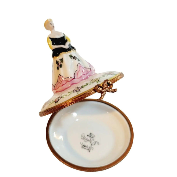 Victorian Elegance Limoges Box Porcelain Limoges woman mother france paris French Trinket Box