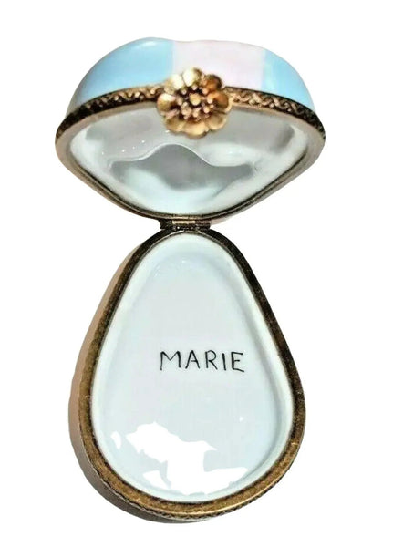 Virgin Mary Marie Jesus Porcelain Limoges Limoges Box religion easter religious spiritual bible French Trinket Box