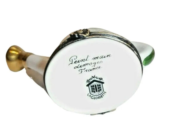 Watering Can With Strawberries Porcelain Limoges Limoges Box garden flowers French Trinket Box