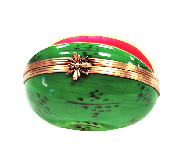 Vibrant Watermelon Limoges Box Porcelain Limoges fruit Vegetable French Trinket Box