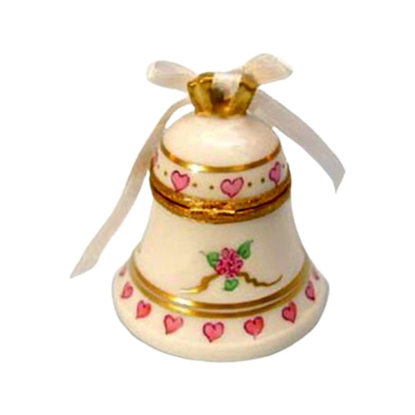 Wedding Bell Porcelain Limoges wedding French Trinket Box