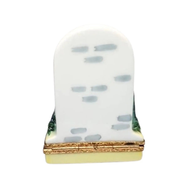 Window w Piano Porcelain Limoges Garden Flowers French Trinket Box