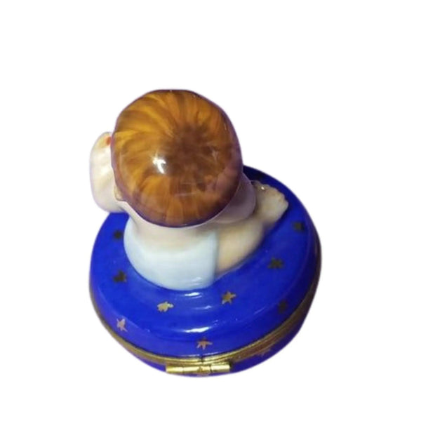 Year 2000 Baby Boy Keepsake Porcelain Limoges baby maternity limoges boxes French Trinket Box
