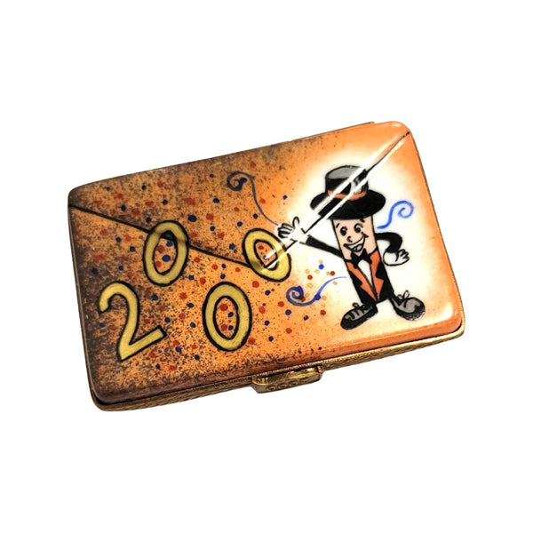 Year 2000 Paris Limoges Box Porcelain Limoges special France French Trinket Box