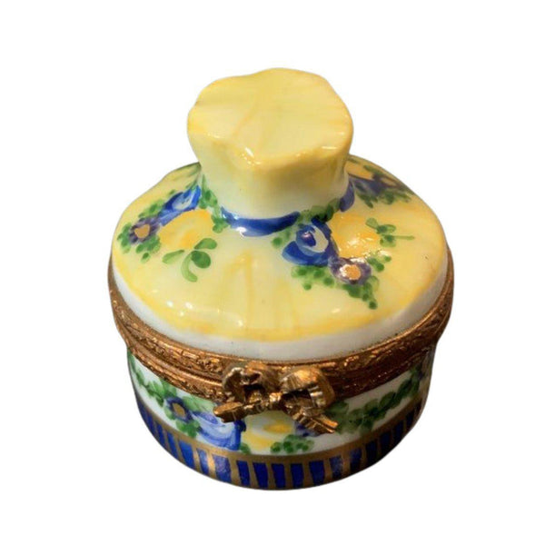 Yellow Bouquet Flower Box Porcelain Limoges Limoges Boxes garden French Trinket Box