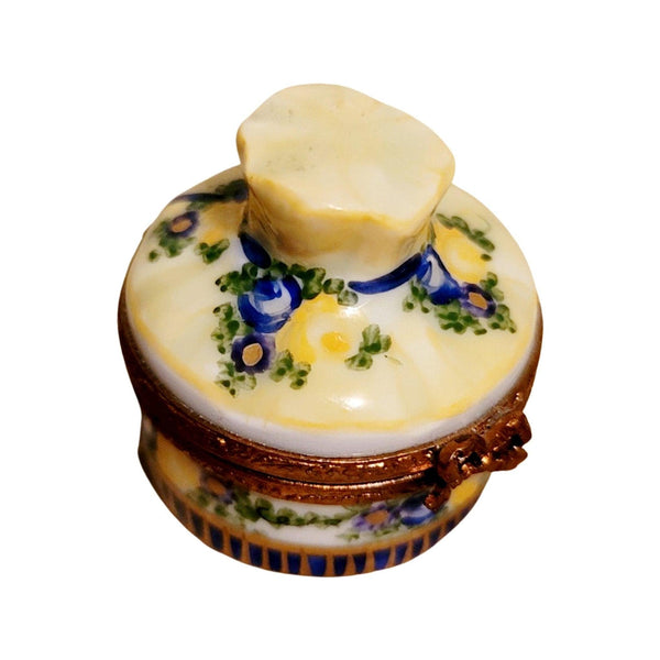 Yellow Bouquet Flower Box Porcelain Limoges Limoges Boxes garden French Trinket Box