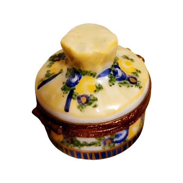 Yellow Bouquet Flower Box Porcelain Limoges Limoges Boxes garden French Trinket Box