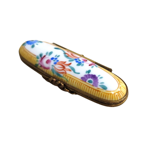 Yellow Roses Luxury Trinket Box Porcelain Limoges Traditional Home French Trinket Box