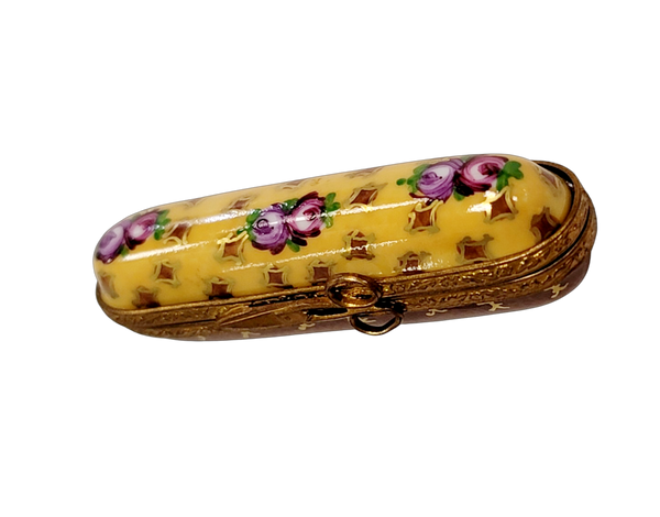 Yellow Roses Porcelain Treasure Porcelain Limoges Traditional Home French Trinket Box