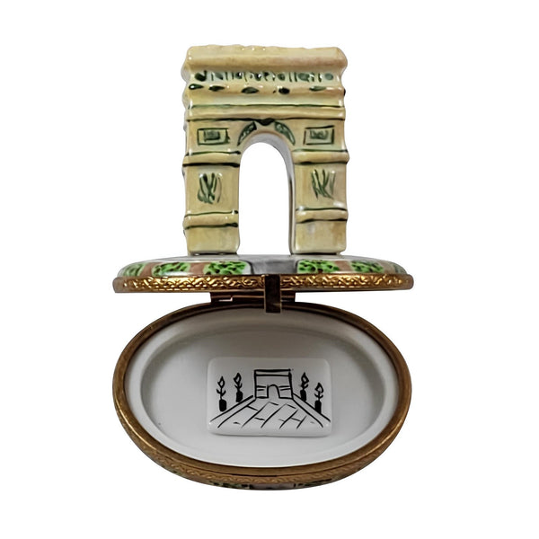Rochard Arc de Triomphe Limoges Box, Paris Monument, view 4