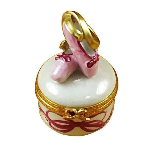 Ballet Shoes Porcelain Limoges art dance French Trinket Box