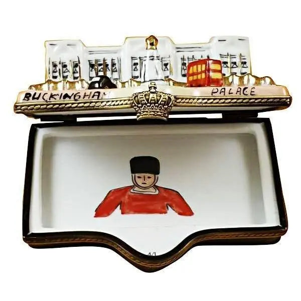 Buckingham Palace Porcelain Limoges travel monuments French Trinket Box