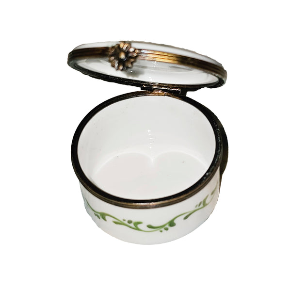 Delicate Pink Floral Limoges Box Porcelain Limoges traditional French Trinket Box