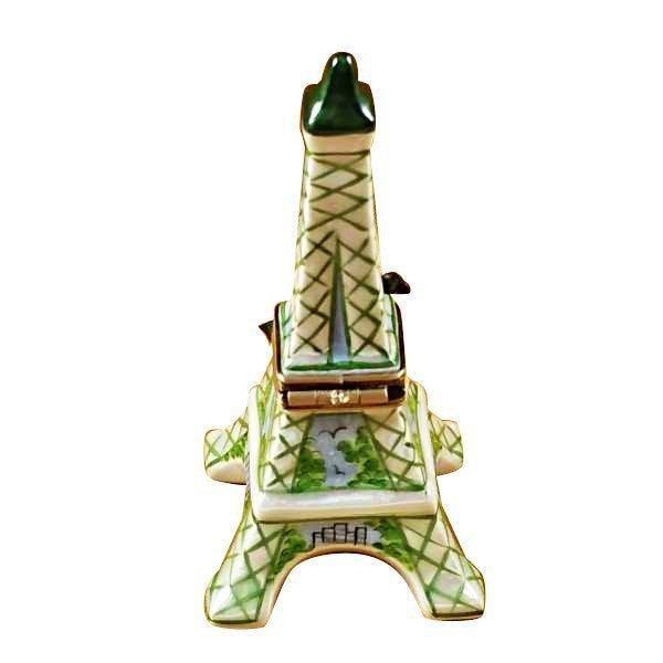 Eiffel Tower Iridescent Porcelain Limoges paris france monuments French Trinket Box