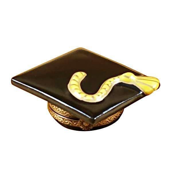 Graduation Cap Porcelain Limoges professional graduation French Trinket Box