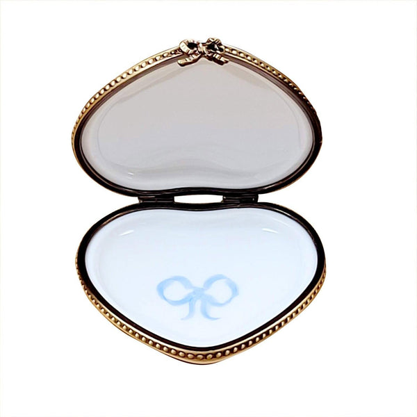 Happy Birthday Heart Porcelain Limoges birthday heart French Trinket Box