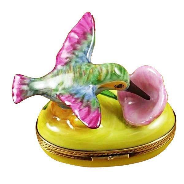 Hummingbird Porcelain Limoges bird birds French Trinket Box