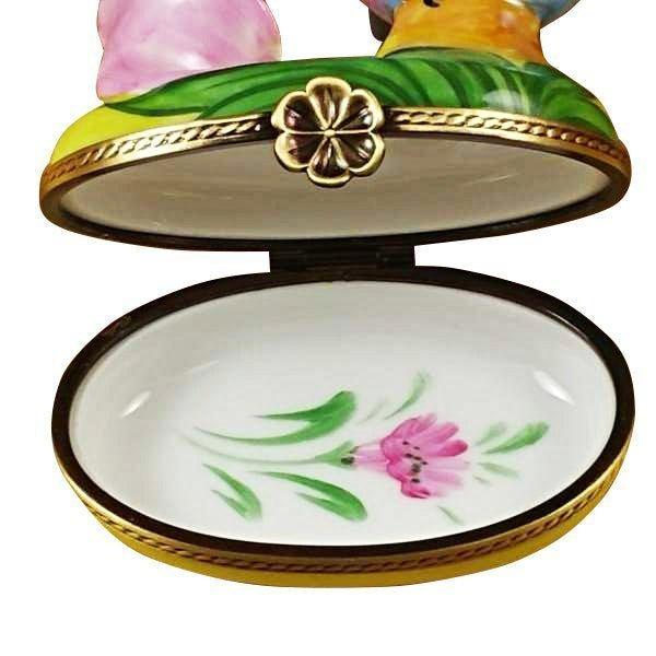 Hummingbird Porcelain Limoges bird birds French Trinket Box