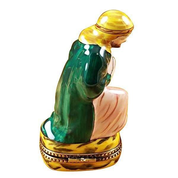 Joseph Porcelain Limoges nativity christian religious French Trinket Box