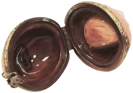 Acorn Porcelain Trinket Box Porcelain Limoges fruit Vegetables French Trinket Box