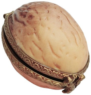 Acorn Porcelain Trinket Box Porcelain Limoges fruit Vegetables French Trinket Box