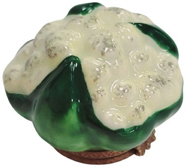 Cauliflower Porcelain Trinket Box Porcelain Limoges fruit vegetable French Trinket Box