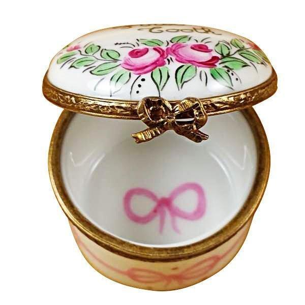 Pink First Tooth limoges box Porcelain Limoges French Trinket Box