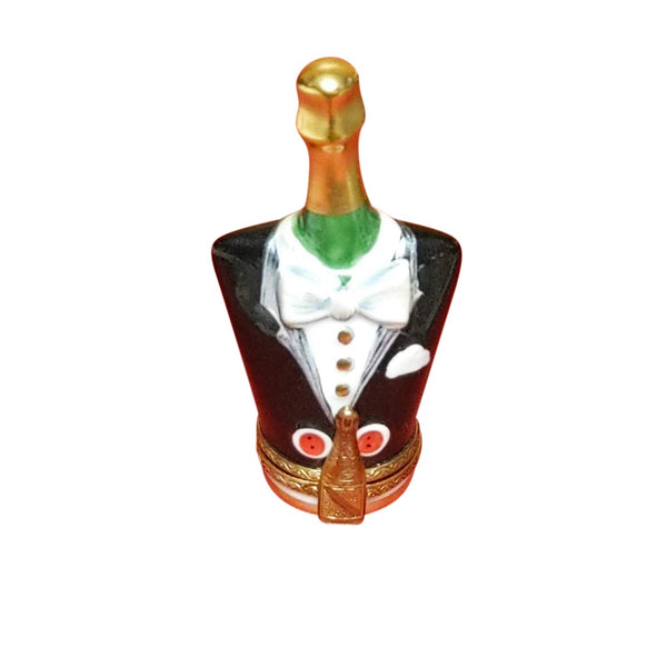 Champagne Bottle Dressed on Tuxedo