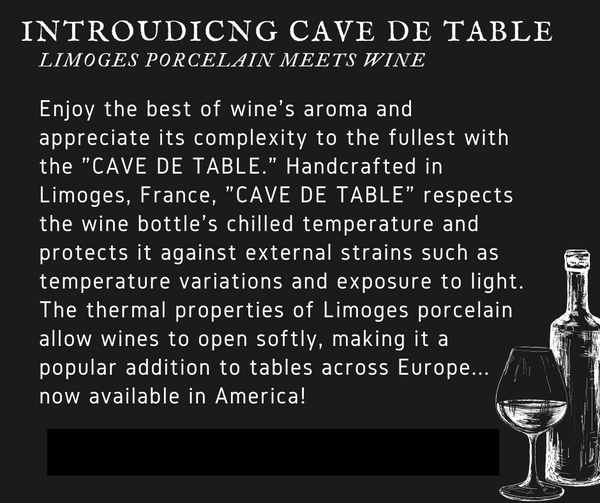 Rochard Cave de Table, Porcelain Wine Cellar Limoges Piece, view 2