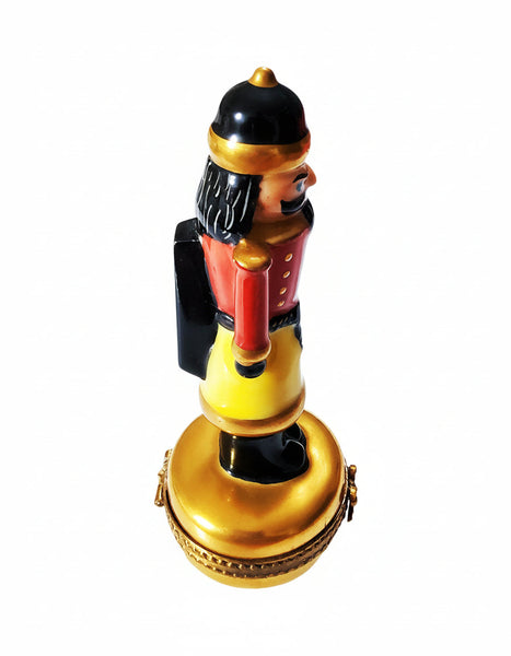 Yellow Nutcracker on Gold