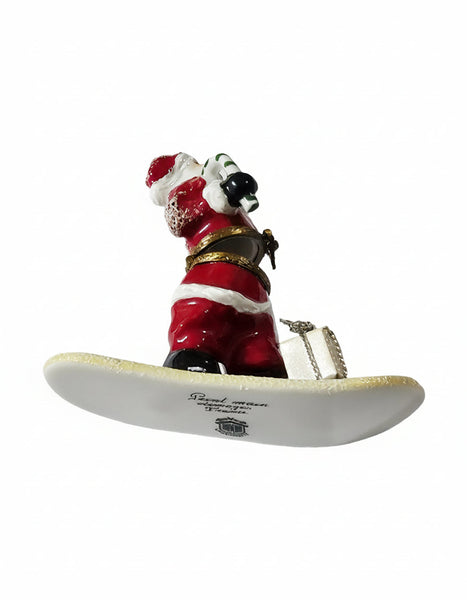 Santa on Snowboard