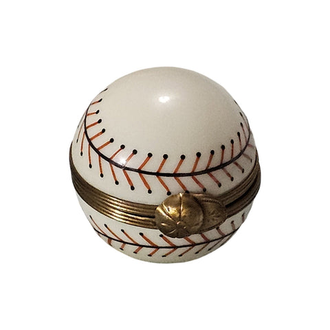 Classic Limoges Baseball Box Porcelain Limoges sports French Trinket Box