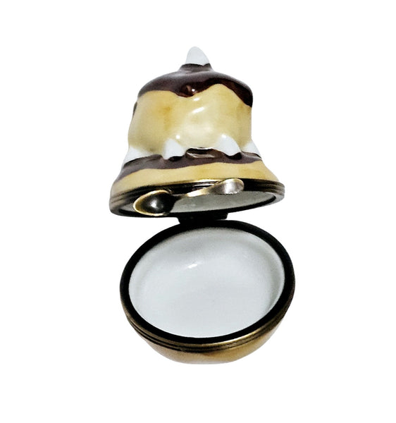 Cream Puff Limoges Trinket Box Porcelain Limoges Dessert French Trinket Box