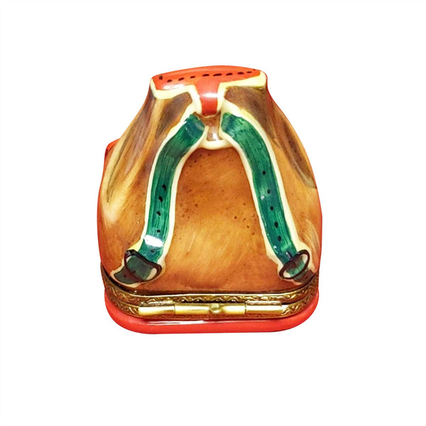 Backpack Shaped Porcelain Limoges Box, view 3