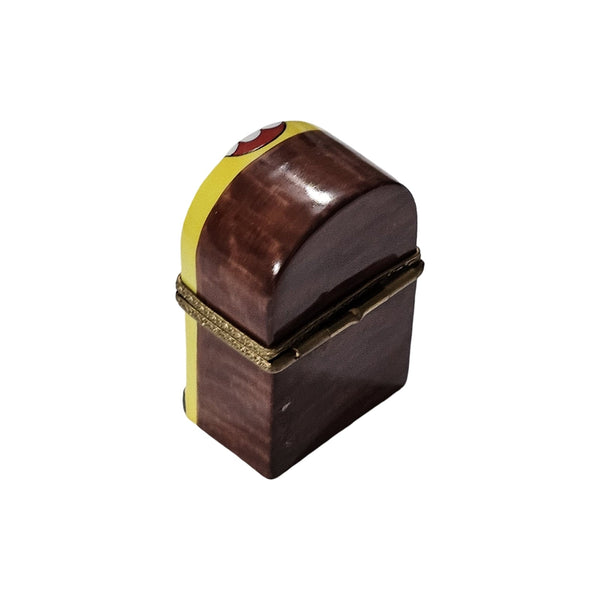Vintage Brown Jukebox Limoges Box Porcelain Limoges music French Trinket Box