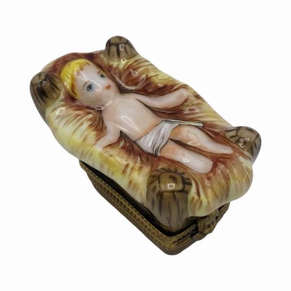 Nativity Set Jesus Mary Joseph 3 Limoges Boxes