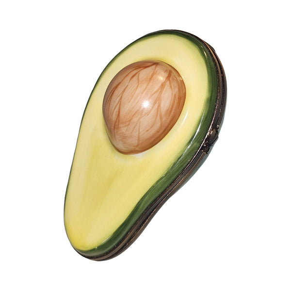 Large Avocado w Ladybug Inside Authentic Limoges Box