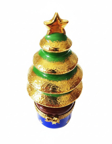 Gold Garland Christmas Tree